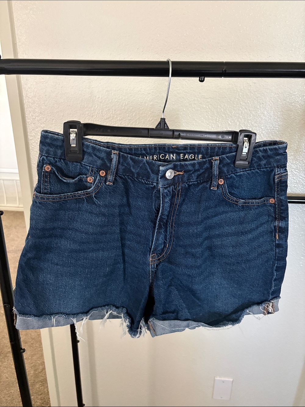 American Eagle Curvy Relaxed Shorts Strigid